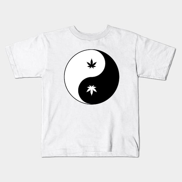 YIN YANG Kids T-Shirt by ZyDesign